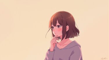恋愛で優先されず悩む女性の繊細な心情を描いたイメージイラスト