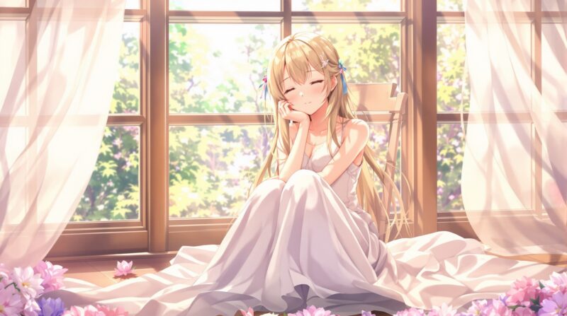 女性性を受け入れて穏やかに微笑む女性