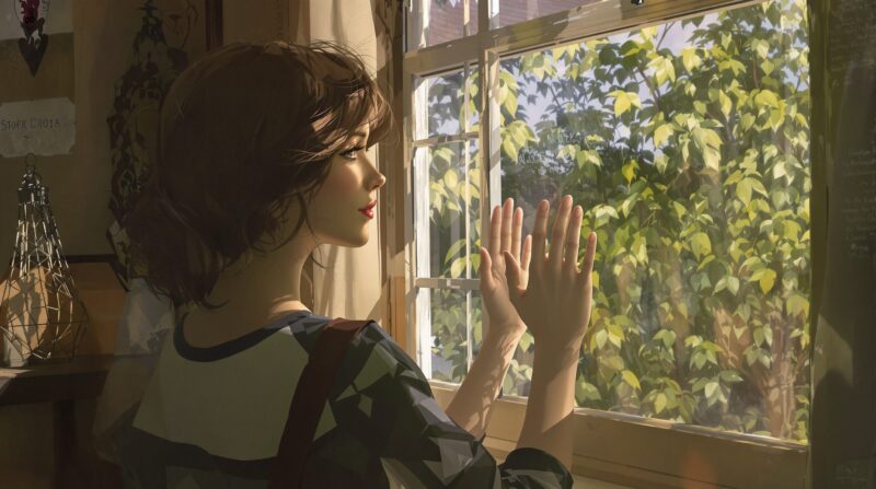 本音を隠して誰かを求める女性の横顔