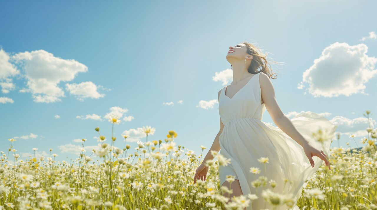 自然体で愛される私を生きている女性
