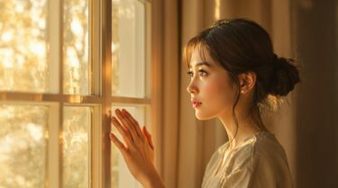 自己肯定感が低くても恋を諦めない女性の希望を描いたイラスト