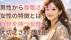 自分を持つ女性をイメージした、穏やかな表情の女性のアイキャッチ画像