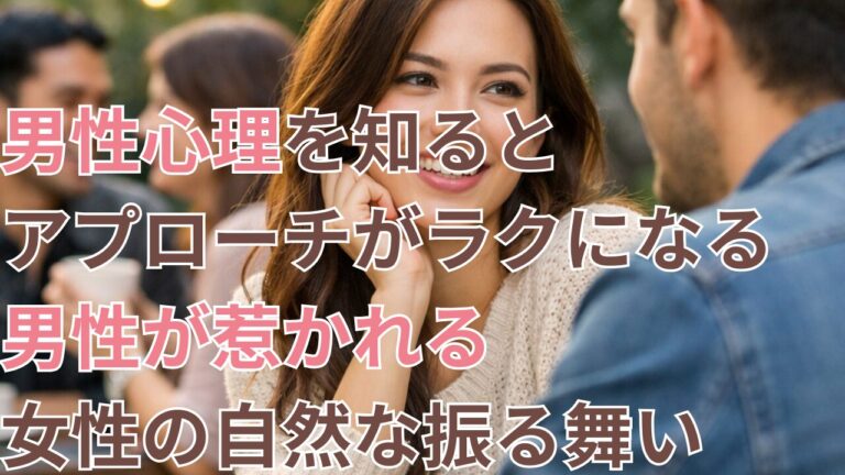 恋愛で空回りしないための男性心理